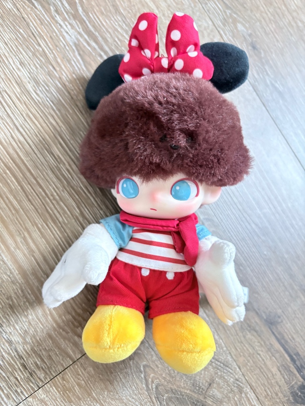 DIMOO WORLD × DISNEY Series-Vinyl Plush Keychain Blind Box - Minnie's Balloon
